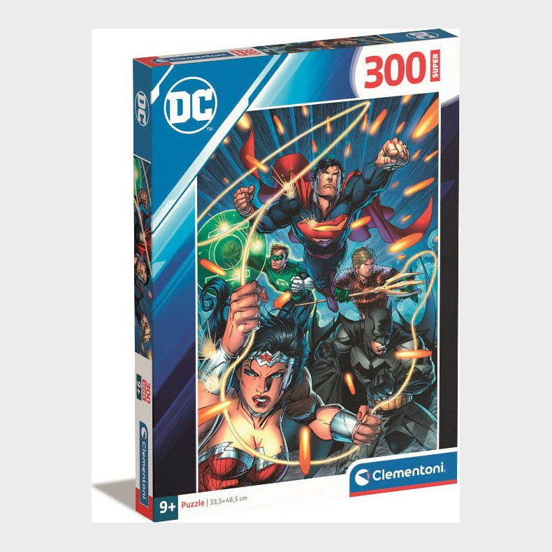 Clementoni Puslespil - Dc Comics - Super - 300 Brikker