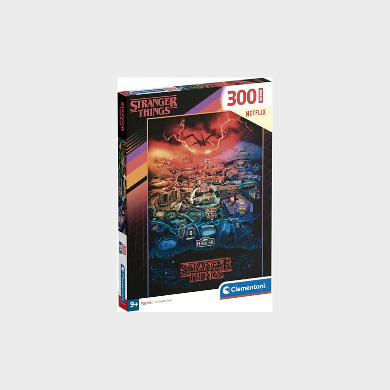 Stranger Things Puslespil - Super - 300 Brikker - Clementoni