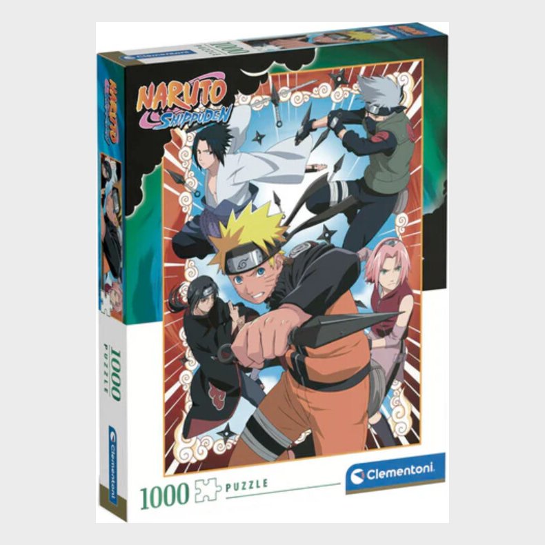 Clementoni Puslespil - Naruto Shippuden - 1000 Brikker