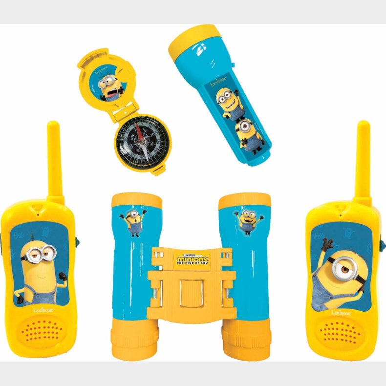 Minions Legetj - Walkie Talkie St Med Kikkert - 120 M - Lexibook