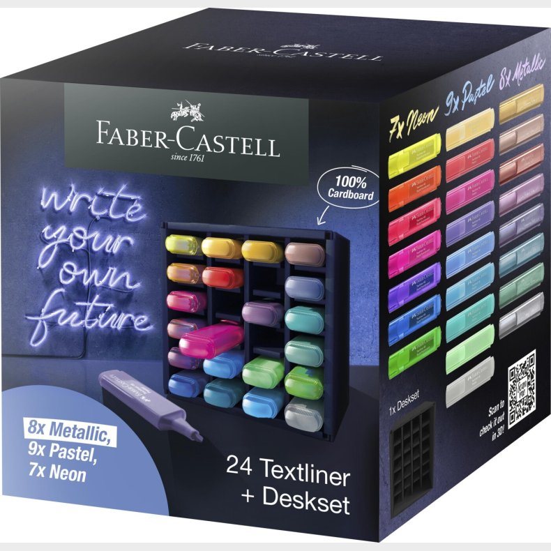 Faber-castell - Highlighter Tl 46 Deskset (24 Pcs) (254602)