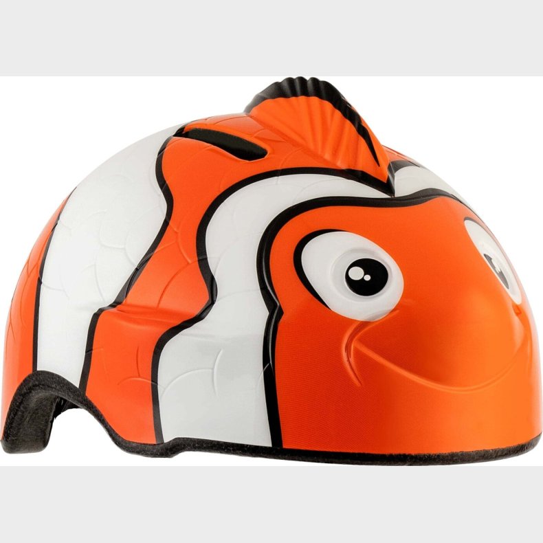 Crazy Safety - Cykelhjelm Til Brn - Klovnefisk - Orange - 49-55 Cm