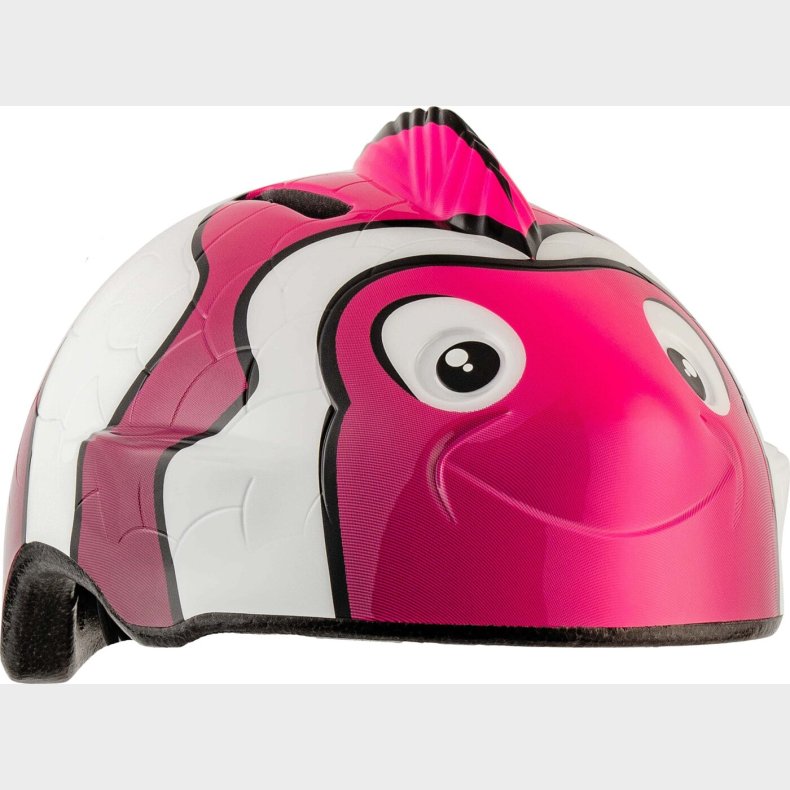 Crazy Safety - Cykelhjelm Til Brn - Klovnefisk - Pink - 49-55 Cm