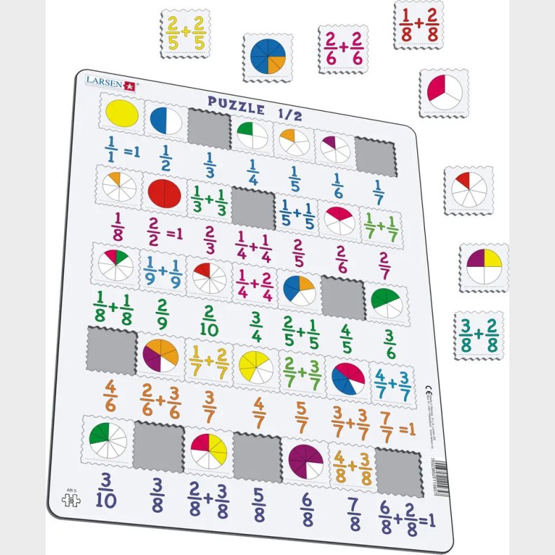 Larsen Puslespil - Brker - Matematik - Maxi - 35 Brikker