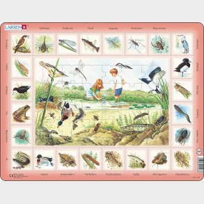 Larsen Puslespil - Dam - Natur - Maxi - 48 Brikker