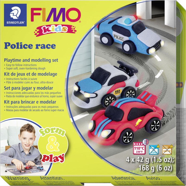 Fimo - Ler Til Ovn - Kids - Form &amp; Play St - Racerlb