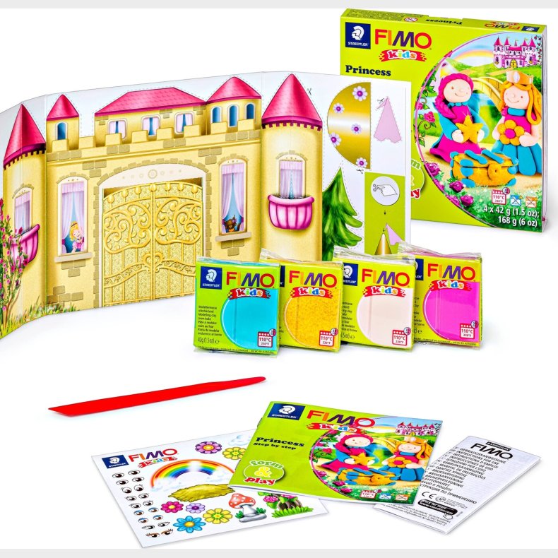 Fimo - Ler Til Ovn - Kids - Form &amp; Play St - Prinsesse