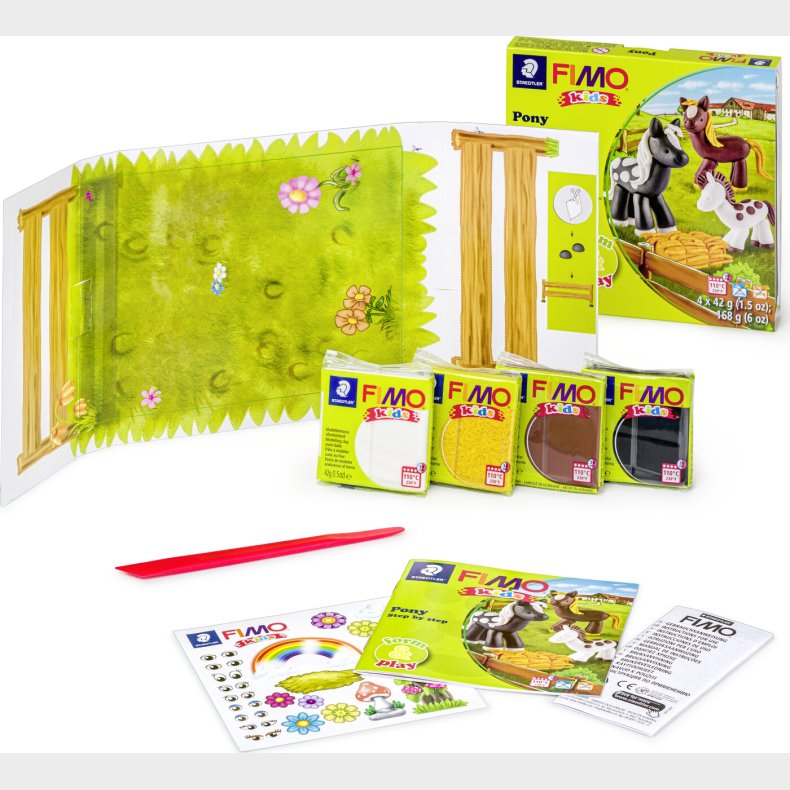 Fimo - Ler Til Ovn - Kids - Form &amp; Play St - Pony