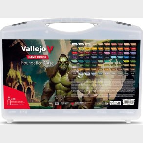 Foundation Case 80 X 18ml Opaque Colors - 72180 - Vallejo