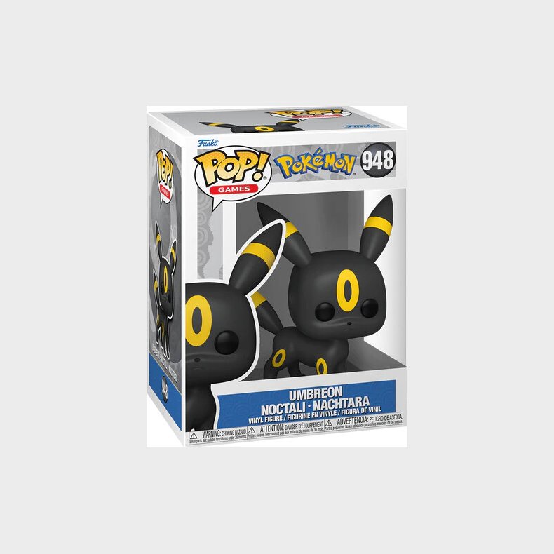 Funko Pop Games - Pok&eacute;mon - Umbreon Figur - 948 -  9 Cm