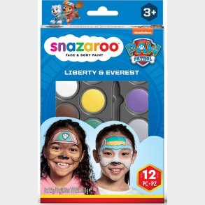 Paw Patrol Liberty & Everest Sminkefarve St - 1172235 - Snazaroo