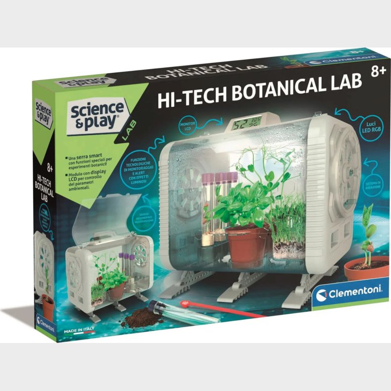 Clementoni - Science &amp; Play Lab - Hi-tech Botanical Lab Drivhus