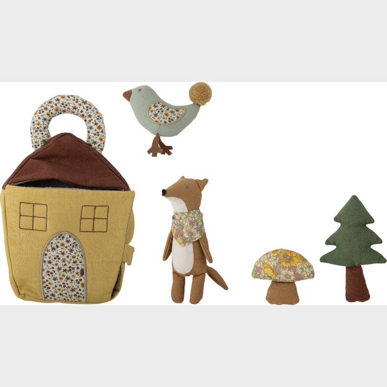 Bloomingville Mini - Tio Bamse - Brun - Hr - St Med 5 Stk