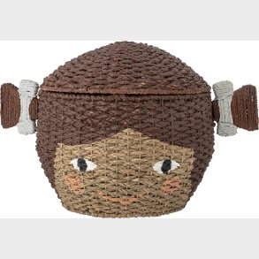 Bloomingville Mini - Lill Opbevaringskurv Til Brn - Brun - Bankuan Grass