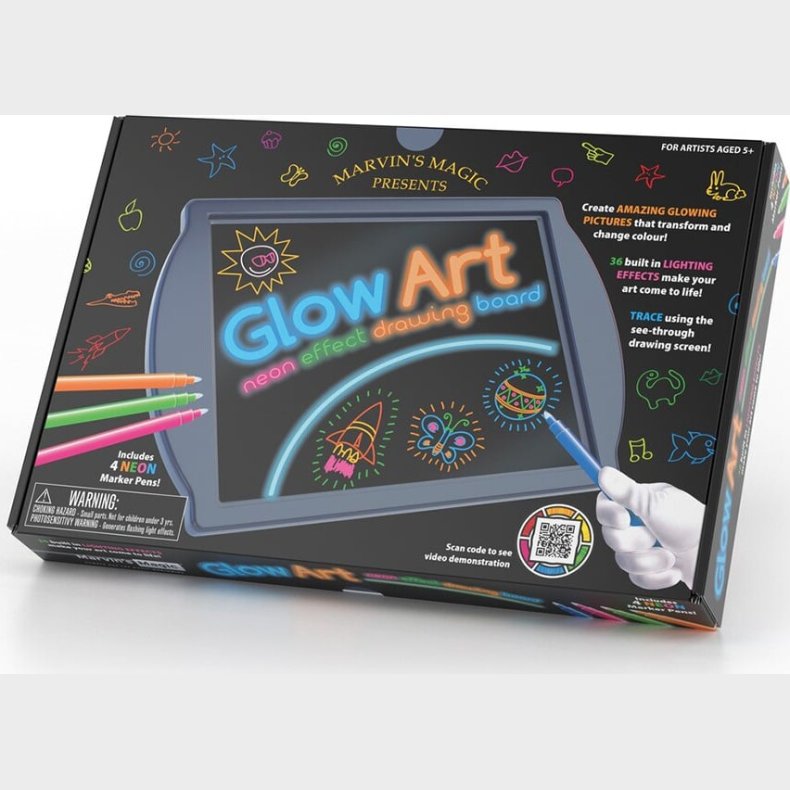 Marvins Magic - Glow Art - Sort