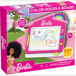 Barbie - Color Doodle Board - Magnettavle Til Brn