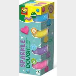 Ses Creative - Modellervoks - Silkebld Glitter 4x90gr