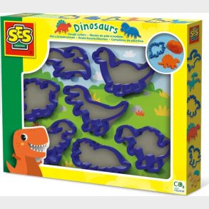 Ses Creative - Modellervoks Udstikkere - Dinosaurer