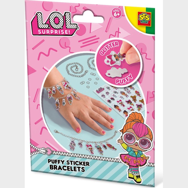 Ses Creative - Lav Dine Egne Armbnd - L.o.l. Med Puffy Stickers