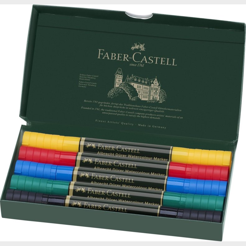 Faber-castell - Watercolour Marker A.d&uuml;rer (5 Pcs) (160305)