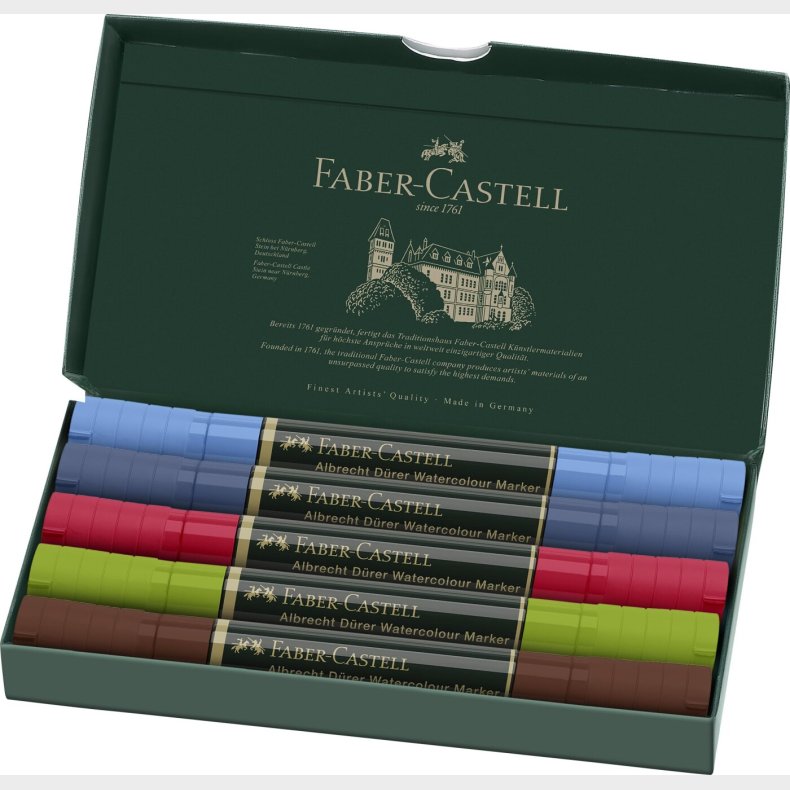 Faber-castell - Watercolour Marker A.d&uuml;rer Urban (5 Pcs) (160308)