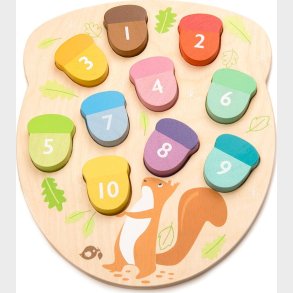 Puslespil Med Tal - Ahornjagt - 10 Brikker - Tender Leaf