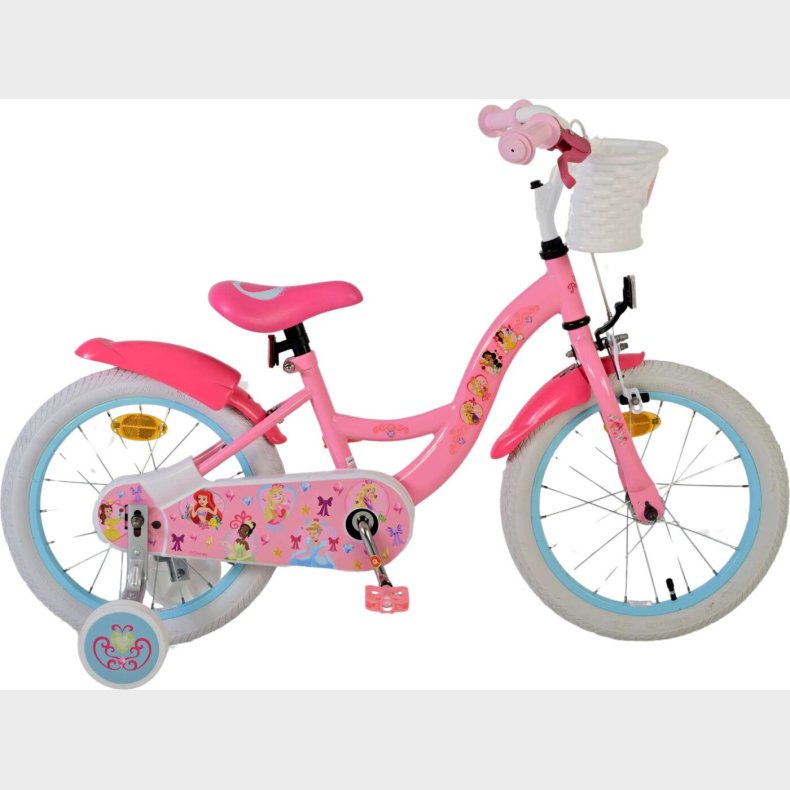 Disney Princess - Cykel Med Stttehjul Til Brn - 16" - Volare