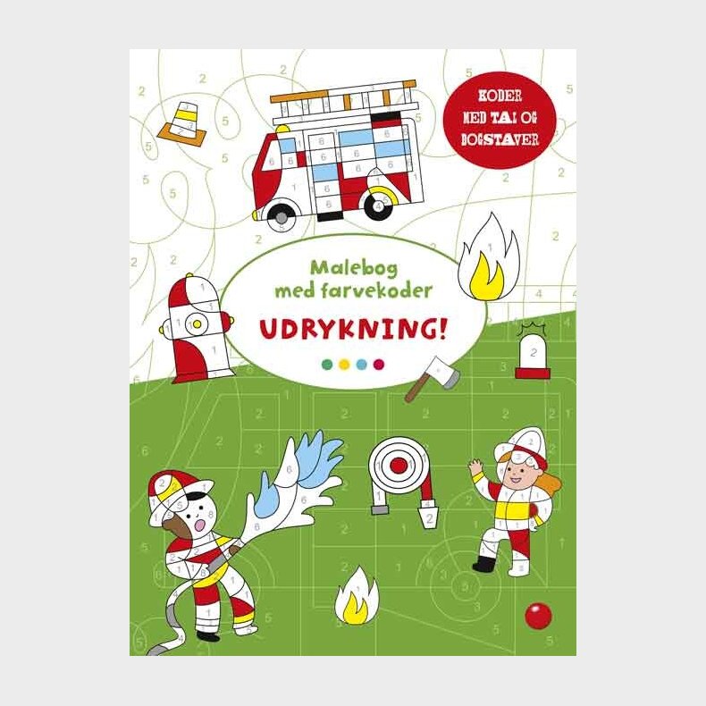 Malebog Med Farvekoder: Udrykning! - Diverse - Bog