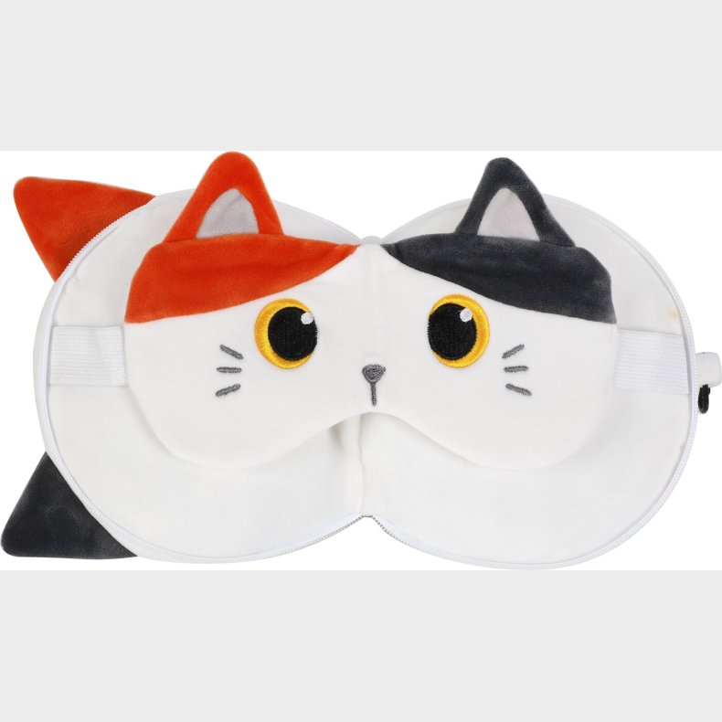 Itotal - Pude Med Sovemaske - Orange Cat