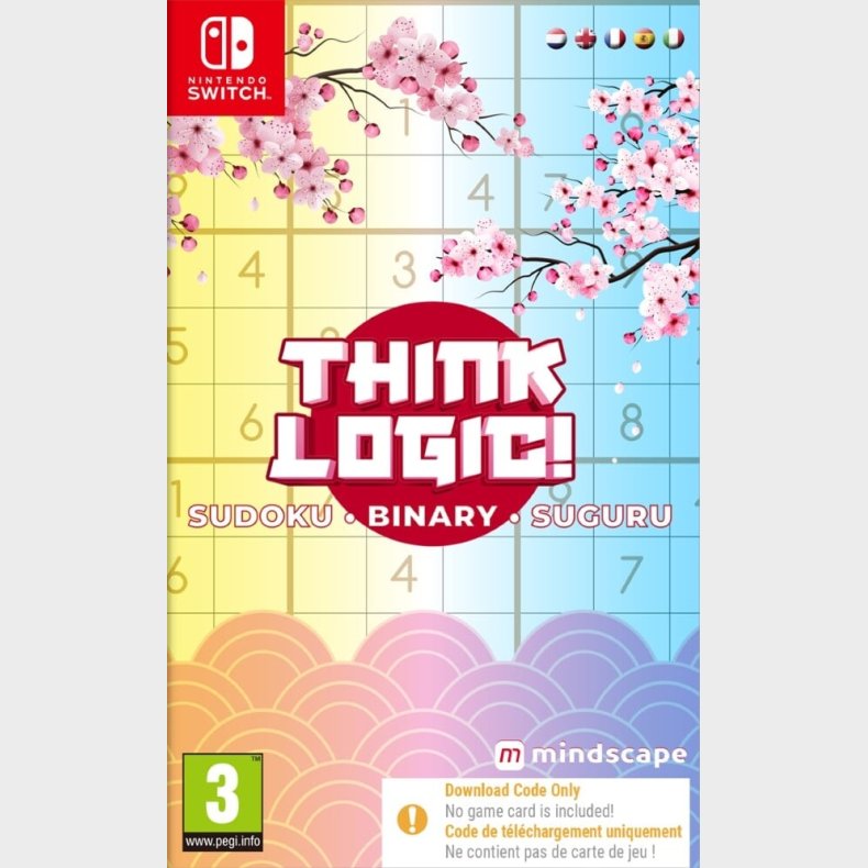 Think Logic! Sudoku - Binary - Suguru (code In Box) - Nintendo Switch