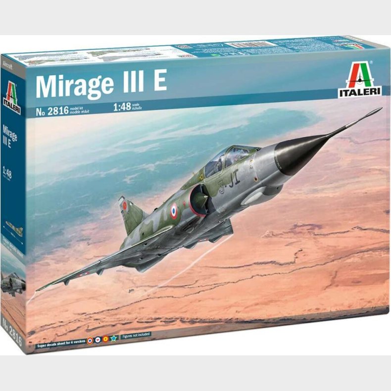 Italeri - Mirage Iii E Model Fly Byggest - 1:48 - 2816