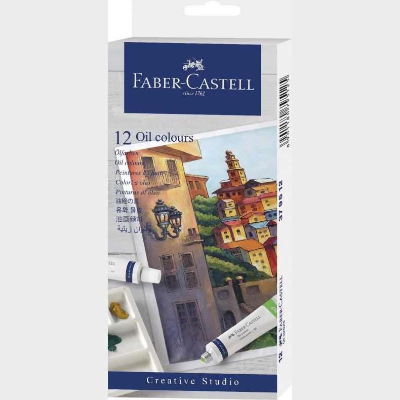 Faber-castell - Oilcolour Cardboard Box (12 Pcs) (379512)