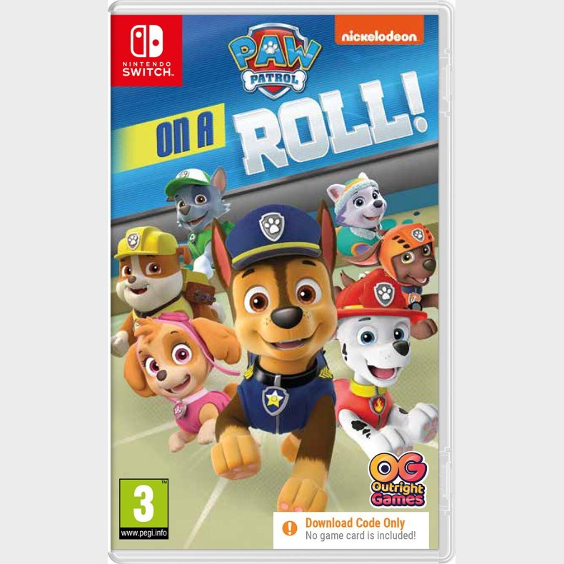 Paw Patrol: On A Roll (code In Box) - Nintendo Switch