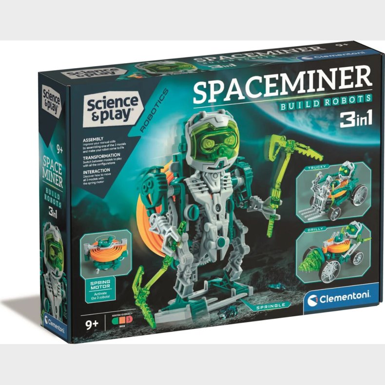 Clementoni - Science &amp; Play Robotics - Spaceminer