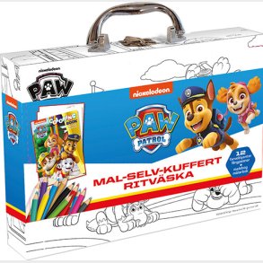 Paw Patrol - Mal-selv-kuffert - Bog