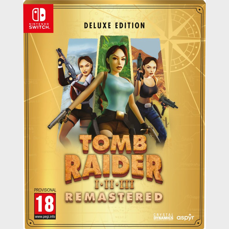 Tomb Raider I-iii Remastered (deluxe Edition) - Nintendo Switch