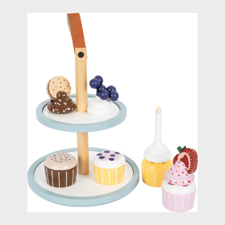 Legemad I Tr - Cupcakes Med Kageopsats - Small Foot