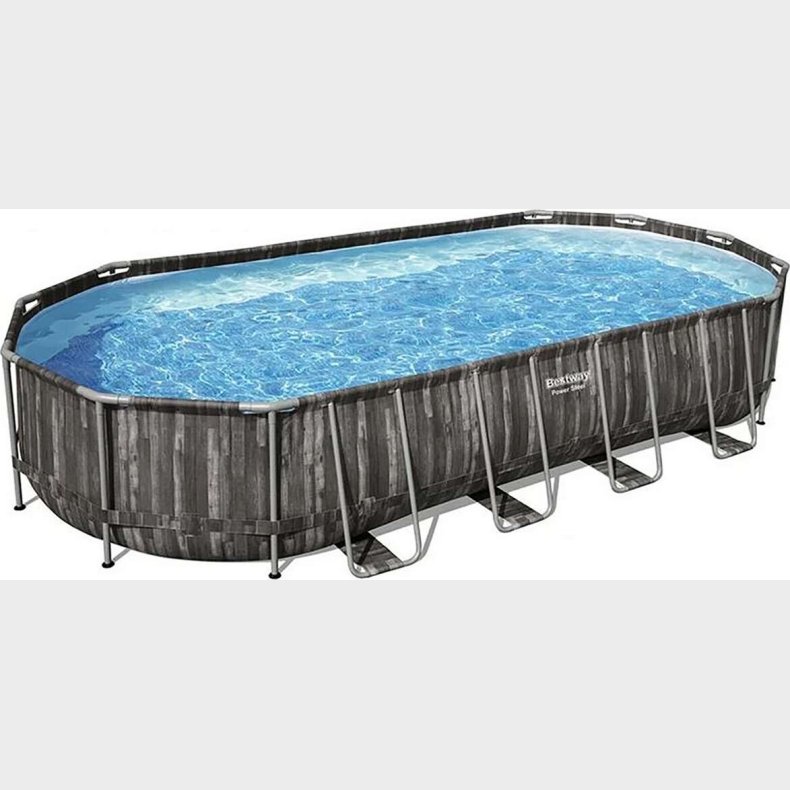 Bestway - Power Steel Oval Pool - 732x366x122 Cm - 5611t