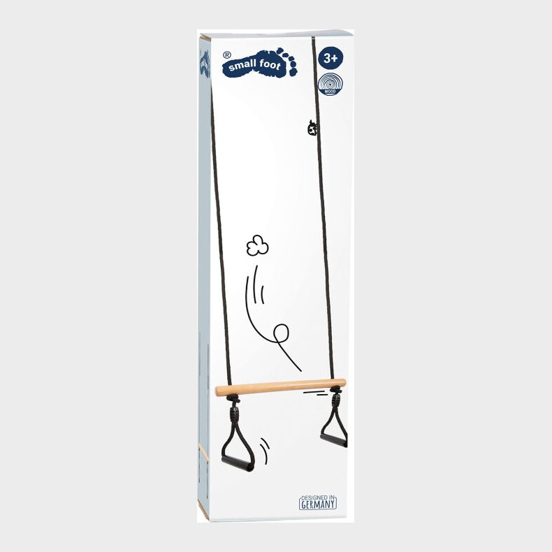 Trapez Gynge Med Ringe - Black Line - Small Foot