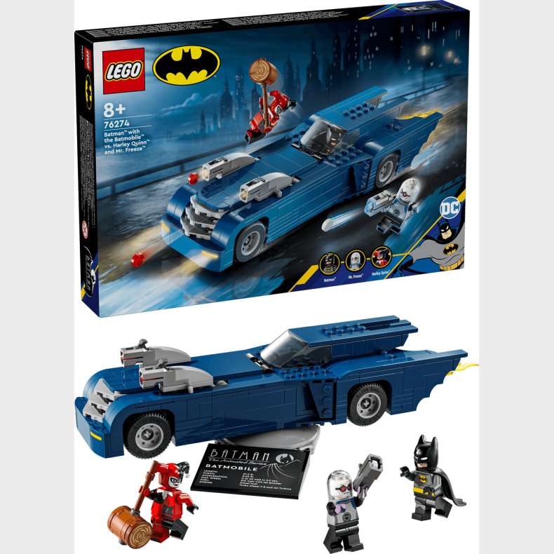 Lego Super Heroes - Batman Og Batmobile Mod Harley Quinn Og Mr. Freeze - 76274