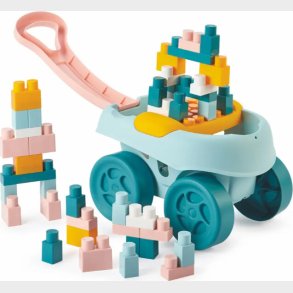 Trolley Med 40 Byggeklodser Til Brn - Plastik - Maxi Str. - Ecoiffier