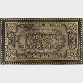 Harry Potter Limited Edition Replica Hogwarts Express Train Ticket