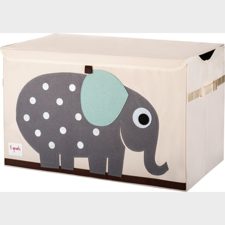 3 Sprouts - Opbevaringskasse - Gray Elephant