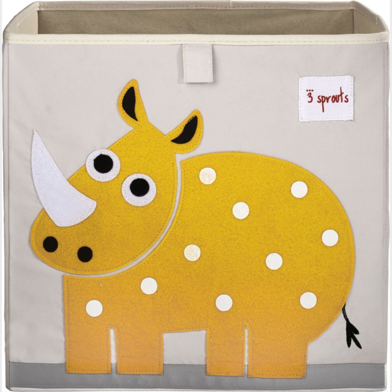 3 Sprouts - Storage Box - Yellow Rhino