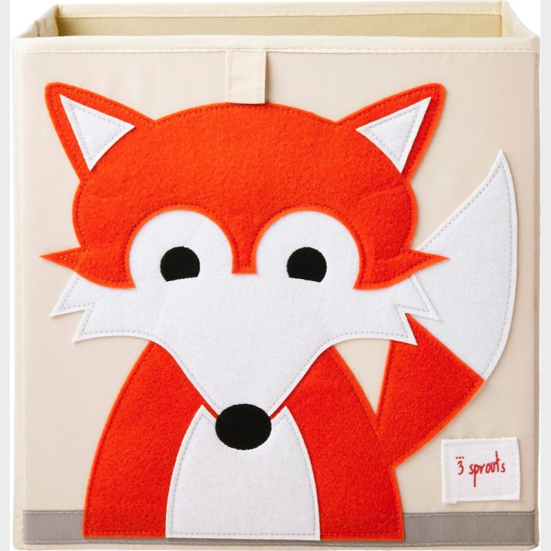 3 Sprouts - Storage Box - Orange Fox