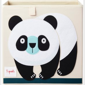 3 Sprouts - Storage Box - Black & White Panda