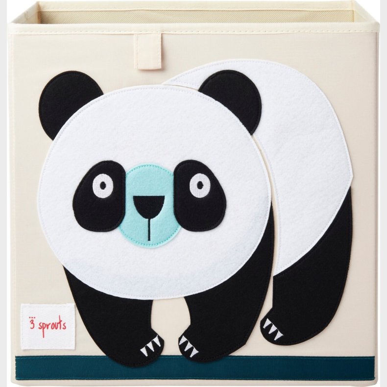 3 Sprouts - Storage Box - Black &amp; White Panda