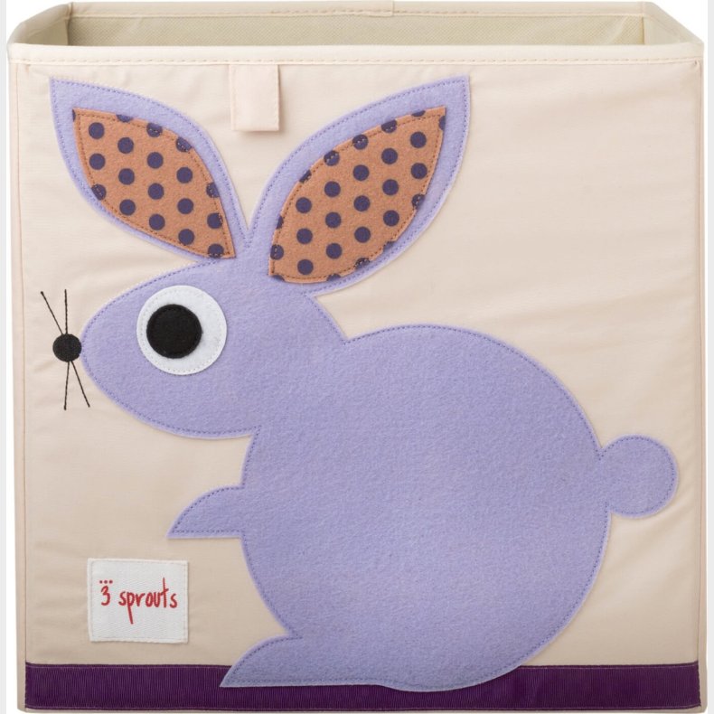 3 Sprouts - Storage Box - Purple Rabbit