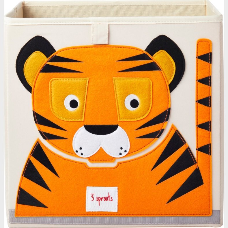 3 Sprouts - Storage Box - Orange Tiger