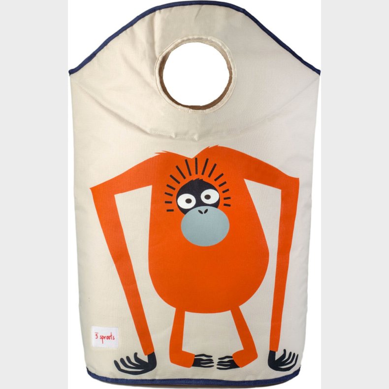 3 Sprouts - Laundry Hamper - Orange Orangutan